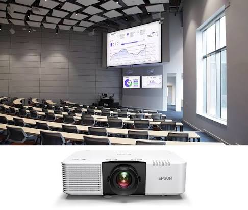 Conference room powered by Epson AV products